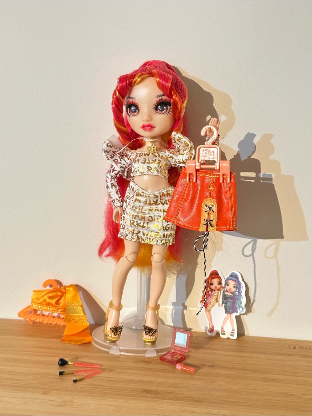 Collector Rainbow High Fashion Doll Laurel De’Vious with accessories